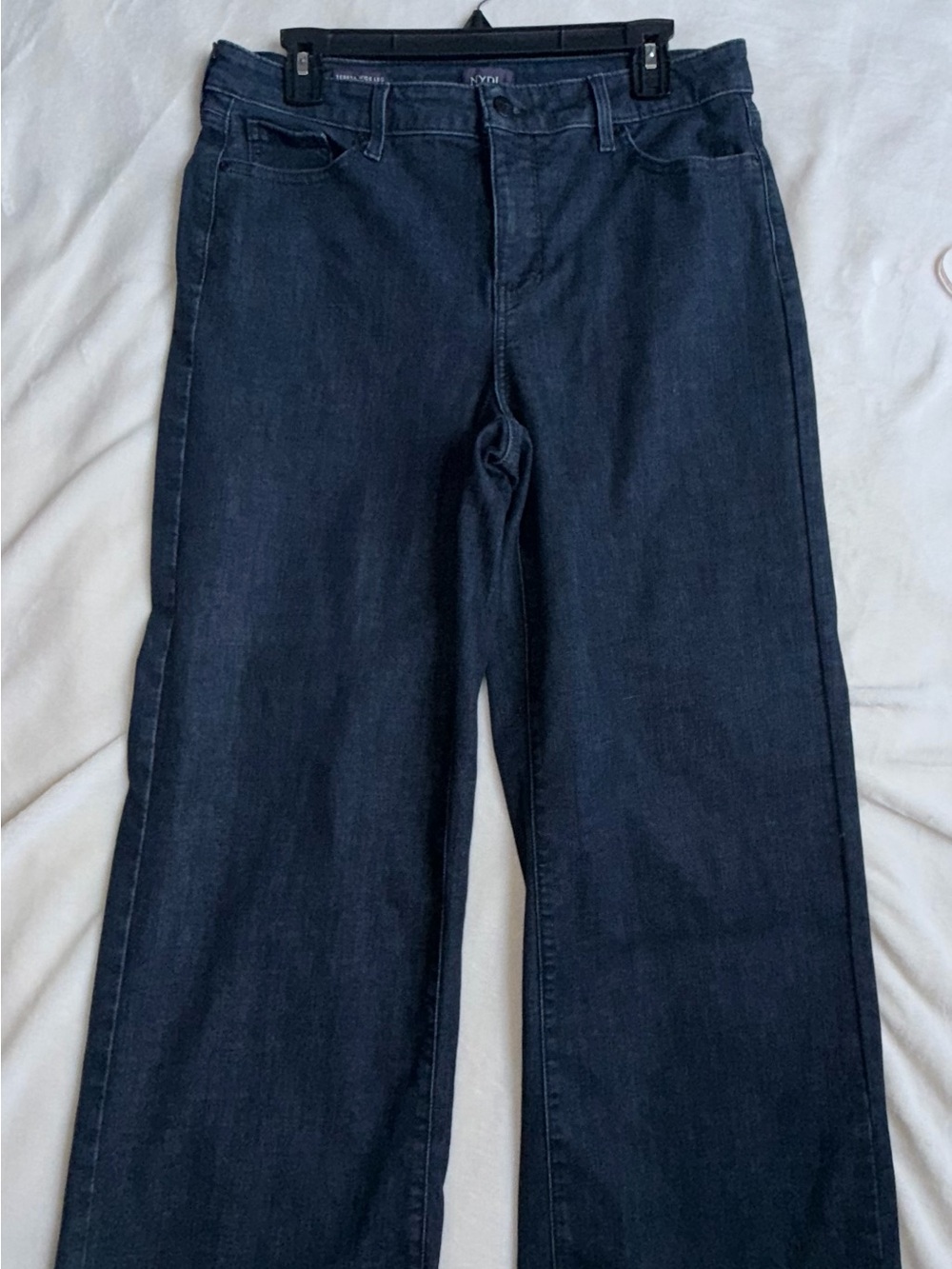 TERESA  NYDJ Dark Indigo Wide Leg Jeans